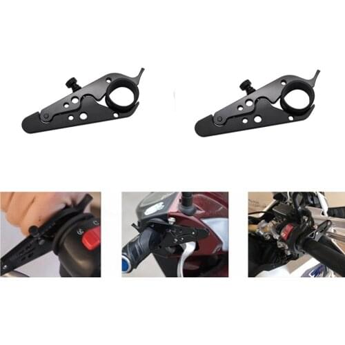 Universal Motorcycle Throttle Clamp Aluminum And rubber Cruise Motorbike Motor Throttle Control Lock Hand Grips Assist Part