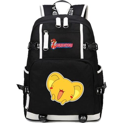 Japanese Comic Card Captor Sakura Wings School student book Backpack Magical Card sakura Cosplay Backpack