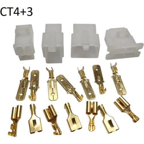 10 sets CT4+3 For Ducati Monster HYPERMOTARD 796 1100 SUPERSPORT 750 800 1000 Motorcycle Regulator Rectifier Plug Kit Voltage
