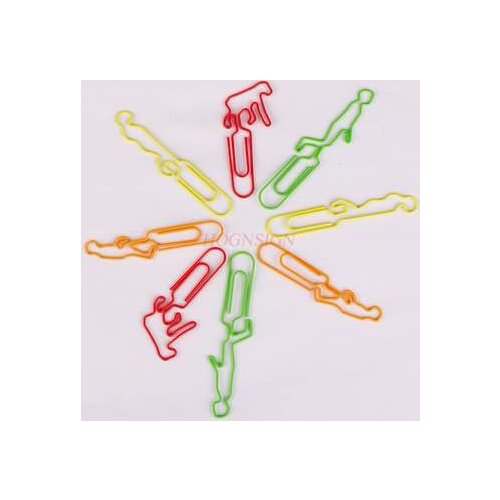 8pcs Human Evolution Paper Clip Animal Alien Pin Cartoon Paper Clip Paper Clip Color Paper Clip