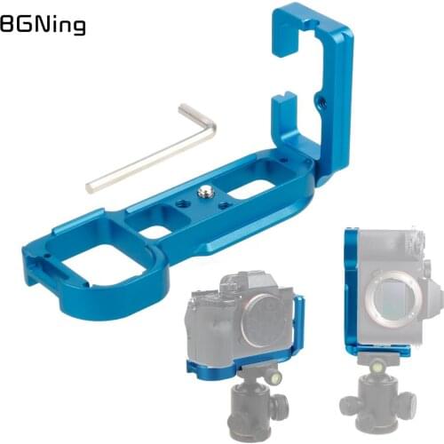 Aluminum Quick Release Plate Vertical L Bracket QR Board Adapter Mount for Sony A7/A7R/ARCA Camera Holder with P38 38mm dovetail