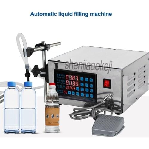 1PC XK-580 CNC Drink Vinegar Soy Sauce Fruit Juice Filling Machine Automatic Liquid Wine Filling Quantitative Canning Machine