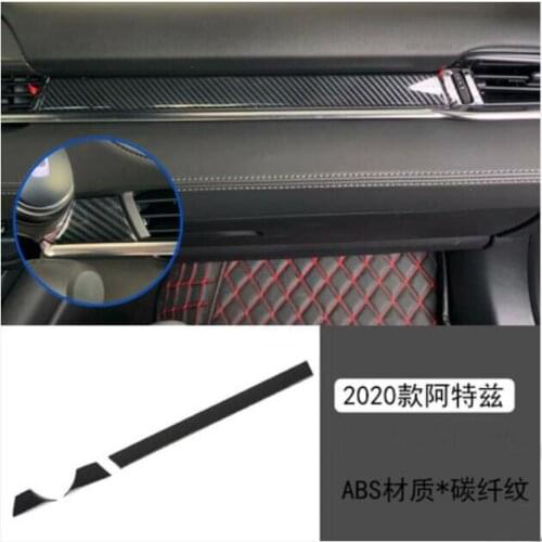 Auto Accessories For Mazda Atenza 2021 Carbon Fiber Console Air Outlet Side Decoration Cover Trim