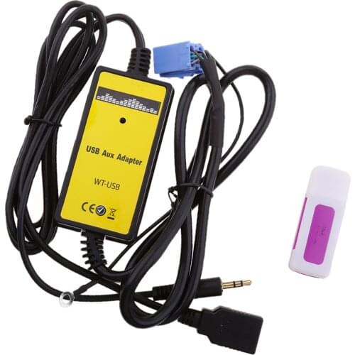 Car MP3 Player Radio USB AUX-IN Adapter for VW Sharan Golf Seat Skoda