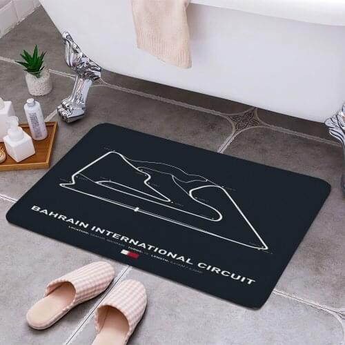 Bahrain Circuit Carpet Areas Rug Non-slip Floor Mat Rug 3D Printing Living Room Bedroom Door Mat Home Decoration