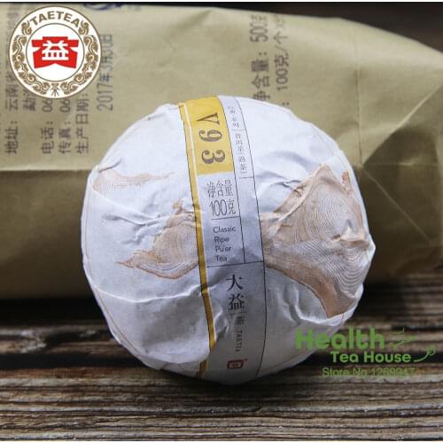 TAETEA V93 Yunnan Tuo Cha 2017 Ripe Puer Chinese Tea Tuocha 100g