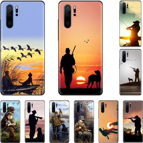 Bird Duck Hunting Phone Case Funda For Huawei P9 P10 P20 P30 Lite 2016 2017 2019 plus pro P smart