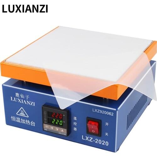 LUXIANZI Digital Preheating Station Thermostat Heating Plate For PCB SMD BGA Rework Heating Led Lamp Desoldering Repair Tool Set