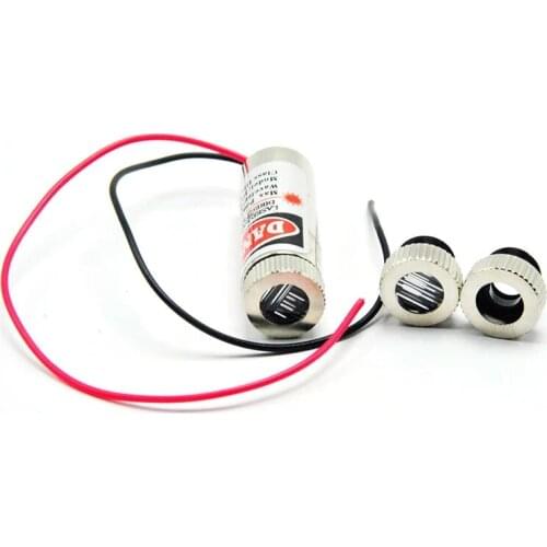 Focusable 30mW 980nm Infrared IR Laser Diode Module w Dot/Line/Cross Lens Head