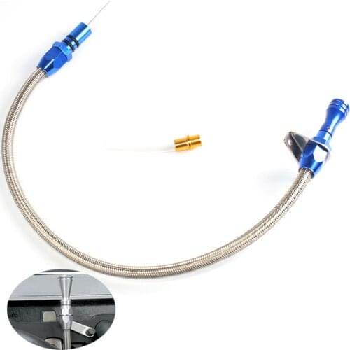 Flexible Engine Oil Dipstick Transmission Fluid Dipstick Tranny Trans for Chevy for GM TH-400 Turbo SBC BBC 400 Car Styling