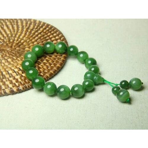 H68#Hetian Biyu bracelet, old pit ice seed material, full of water, jade is warm and delicate