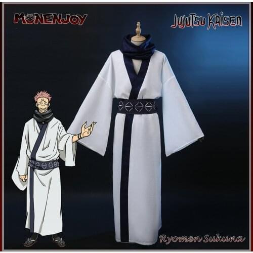 Monenjoy Jujutsu Kaisen Ryomen Sukuna Cosplay Kimono Anime Cos Costume Sets