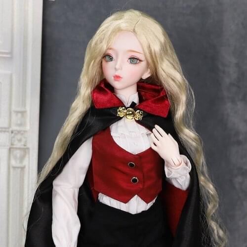 Dream Fairy 1/3 BJD Doll Customized 62cm Ball Joint Doll with Outfits Shoes Hand Painted Makeup DIY Toy Doll SD Gift for Girls