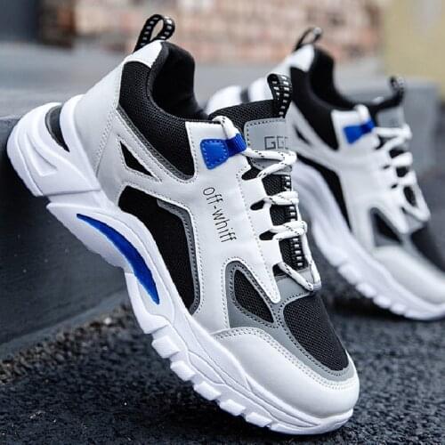 COZOK 2021 Summer Mens Shoes New Street Fashion Sports Casual Shoes Breathable Mens Trendy White Shoes