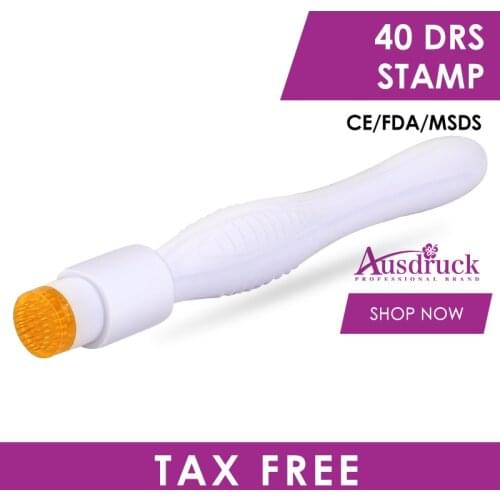 DRS Derma Stamp 40 Needles Scar Removal Pen Micro Needle Roller Therapy Stamp Microneddle Skin Care Tools Anti Hair Loss CE FDA
