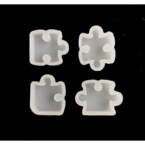 DIY jigsaw crystal mirror dripping mold can be assembled into a whole set of bracelet pendant dripping mold