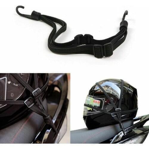 Motorcycle Helmet Strap Retractable Luggage Elastic Rope Strap Fuel Tank Strap Cord Bandage Strapping Tape Net Belt Hooks