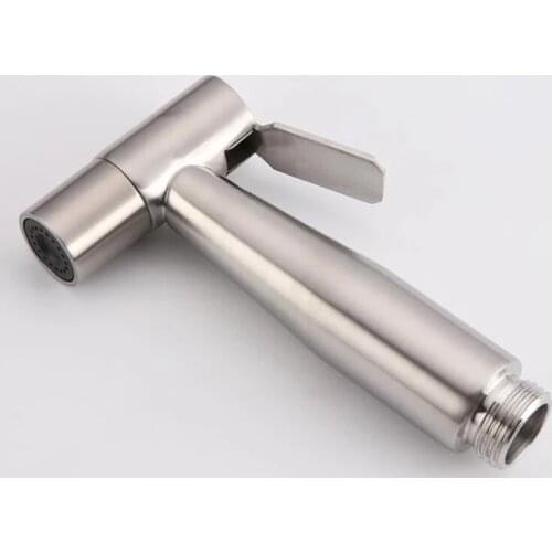 Hand-held Spray Bidet Faucet for Toilet Stainless Steel Self-Cleaning Bidet Sprayer Booster Spray Gun Shower Bathroom Spray Tool