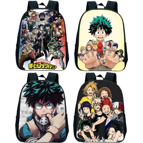 My Hero Academia Backpacks Kindergarten Schoolbags Toddler Babies Girls BookBag Rucksack Boys Mochila Kids Preschool Satchel