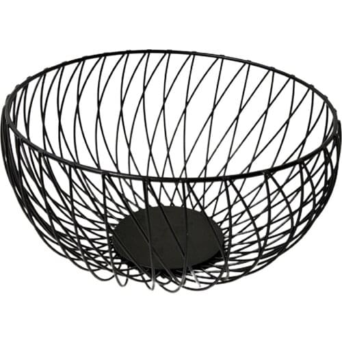 Removable Storage Three-layer Fruit Tray Basket Iron Nordic Style Golden Kitchen Rack Black Cosmetic Container