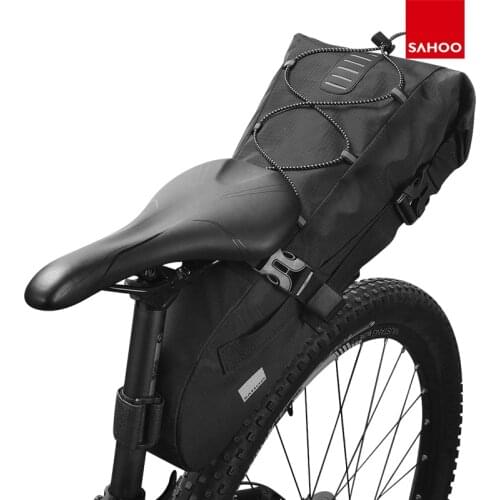SAHOO 131385 Waterproof Dry Bag Mountain Road Cycling Bike Bicycle Saddle Bag Seat Tail Rear Pack Pouch Bicycle Accessories