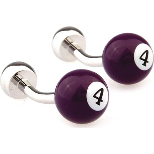 Cufflinks wholesale Sports series snooker 4 cufflinks nail sleeve 158097 free shipping