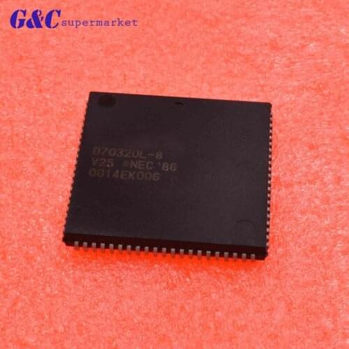 1/5PCS D70320L-8 D7032 70320L PLCC V25TM 16/8-BIT 84PINS IC Encapsulation NEW diy electronics