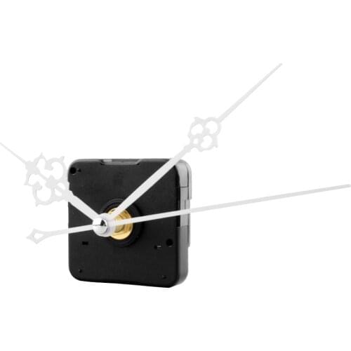 1 Set Clock Quartz Movement Mechanism White Hand Replacement Part Clocks Repair Kit Clocks Repairments Parts Mechanical Clocks