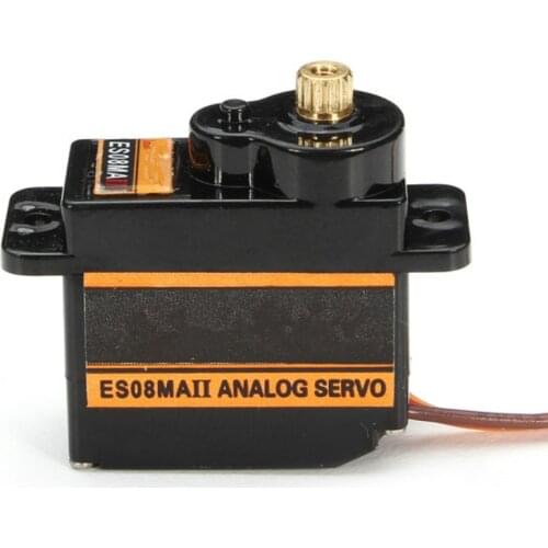5PCS 10PCS EMAX ES08MAII 12g Mini Metal Gear Analog Servo for RC Car Boat Helicopter Airplane RC Robot Replacement DIY Parts
