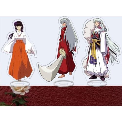 Inuyasha Anime Figure Sesshoumaru Kagome Action Figures Acrylic Stand Model Toy Desk Decoration Anime Lovers Xmas Birthday Gifts