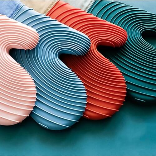 BalleenShiny Home Kitchen Oven Gloves Microwave Heat Insulation Anti-scalding Thickened Silicone High Temperature Baking Gloves