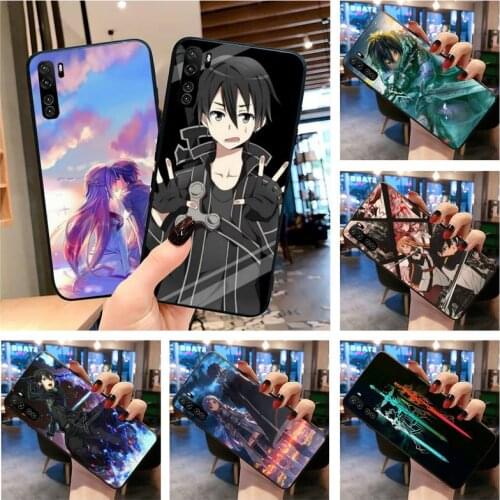 Sword Art Online kirito Alice Phone Case for Huawei P20 P30 P40 lite E Pro Mate 30 20 Pro P Smart 2020 P10