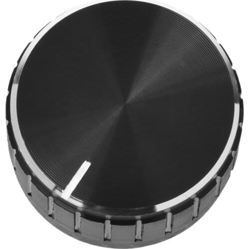 Black Aluminum Volume Control Amplifier Knob Wheel Drop shipping