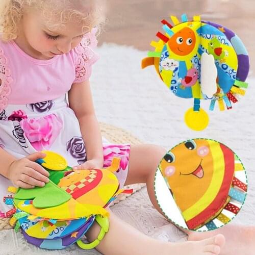 Baby Cloth Books Early Education Toys Activity Crinkle Cloth Book for Toddler Infants and Kids Perfect for Baby Shower