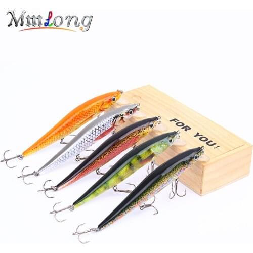 4.72"/14.6g Artificial Minnow Fishing Lure Realistic Fishing Bait Lifelike Hard Crankbait Fishing Tackle Wobblers Pesca HML09C