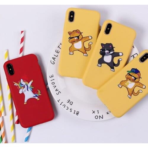 Cute Cartoon Panda Dab Swag On Soft Silicone Phone Case Coque Fundas For iPhone 11 Pro Max 7 7Plus 6 6S 6Plus 128 8Plus X XS Max