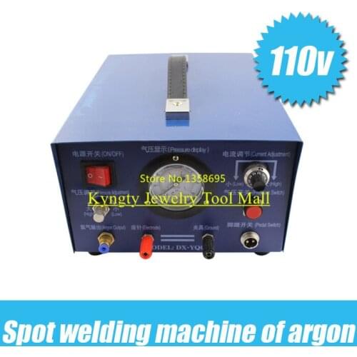 NEW! 110V Professional Argon Sparkle Welder with 1 pcs electrode and1 pc clamp