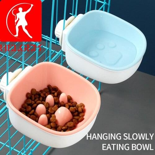 Professional Pet Hanging Bowl Slow Eating Dog Cat Feeding Tool Safe Material