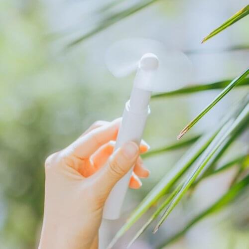 Hand-held Pocket Pen Shape Mini Fan Portable Travel Wind Blower Air Cooler Battery