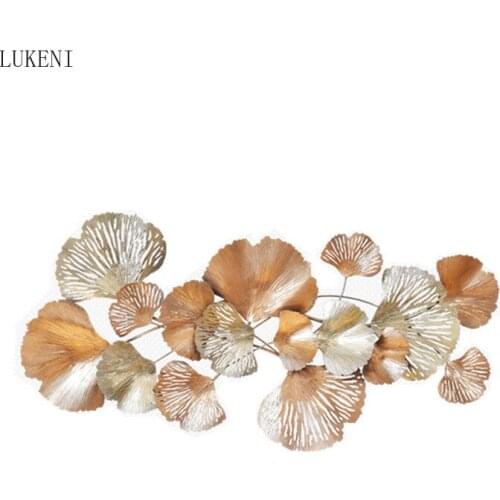 European-style Living Room Back Wall Three-dimensional Wall Decoration Leaf Wall Hanging Pieces Porch Decoration Wall Decoration
