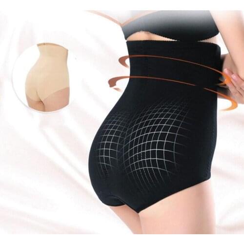 High waist no trace of a piece of abdomen to mention hip underwear summer women postpartum abdomen body sculpting underwear