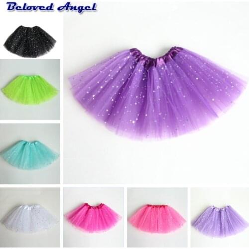 Baby Tutu Skirt Girl Skirts Kids Net Yarn Chiffon Tulle Skirt Childrens Performance Clothes Girls Ballet Dancing Party Skirt