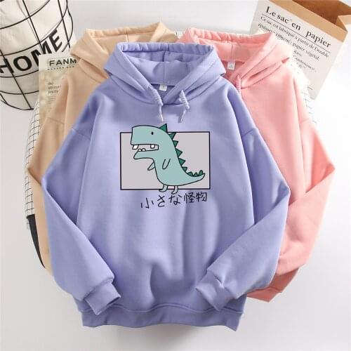 Purple Women Oversized Hoodie Cartoon Print E Girl Clothes Aesthetic Punk Tracksuit Plus Size Long Sleeve Hoody Korean Clothing