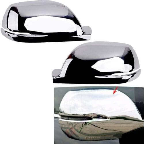 1Pair Car Rearview Side Door Wing Mirror Cover Trim Chrome ABS Fit for Honda CRV CR-V 2012-2014 2015 2016 2017 2018 2019 2020