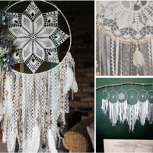 10 Yards Each White Lace Ribbon Trims Assorted Pattern for Sewing Crafts Bridal Wedding Decoration Christmas Package DIY Supplie