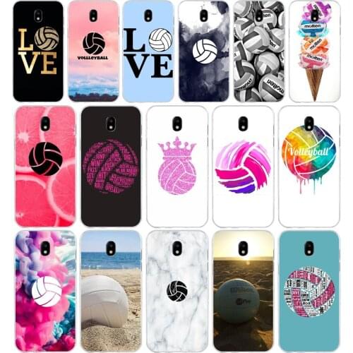 288H Volleyball Sports cell Soft Silicone Tpu Cover phone Case for Samsung j3 j5 j7 2016 2017 a3 2016 a5 2017 a6 2018