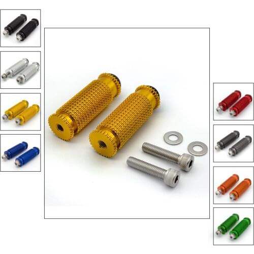 8mm CNC Footpegs Foot Pegs Footpeg Motorcycle Foot Footrest Foot Pegs Pedal Universal For Triumph DAYTONA 675R 675