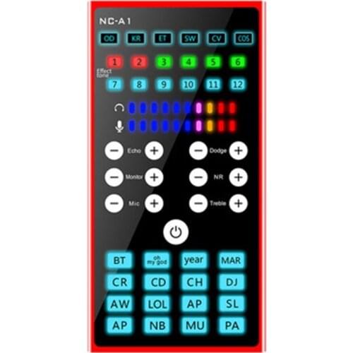 NC-A1 English Network Celebrity Sound Card Anchor Mobile Phone Computer Karaoke Suit Full Set Of Live Broadcast Equipment