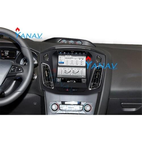 Car stereo radio multimedia player for-ford focus 2012-2018 Android GPS navigation DVD player Tesla style touch vertical screen