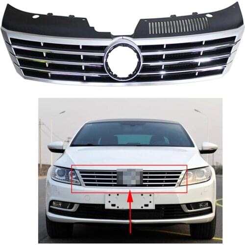 Auto Replacement Front Hood Bumper Grille Racing Grill for VW CC 2013 2014 2015 2016 2017 35D853653A